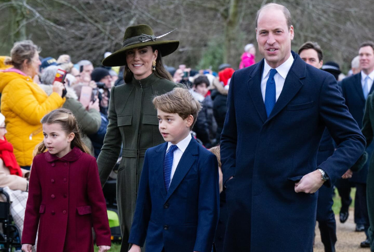 Does Kate Middleton Have Cancer - Royal Couple at Church on Christmas Day