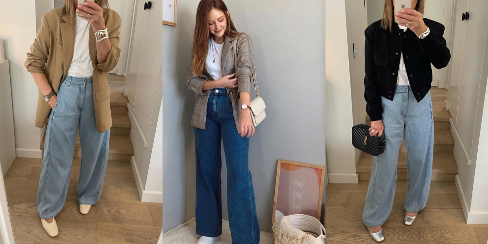 How to Style Wide Leg Jeans